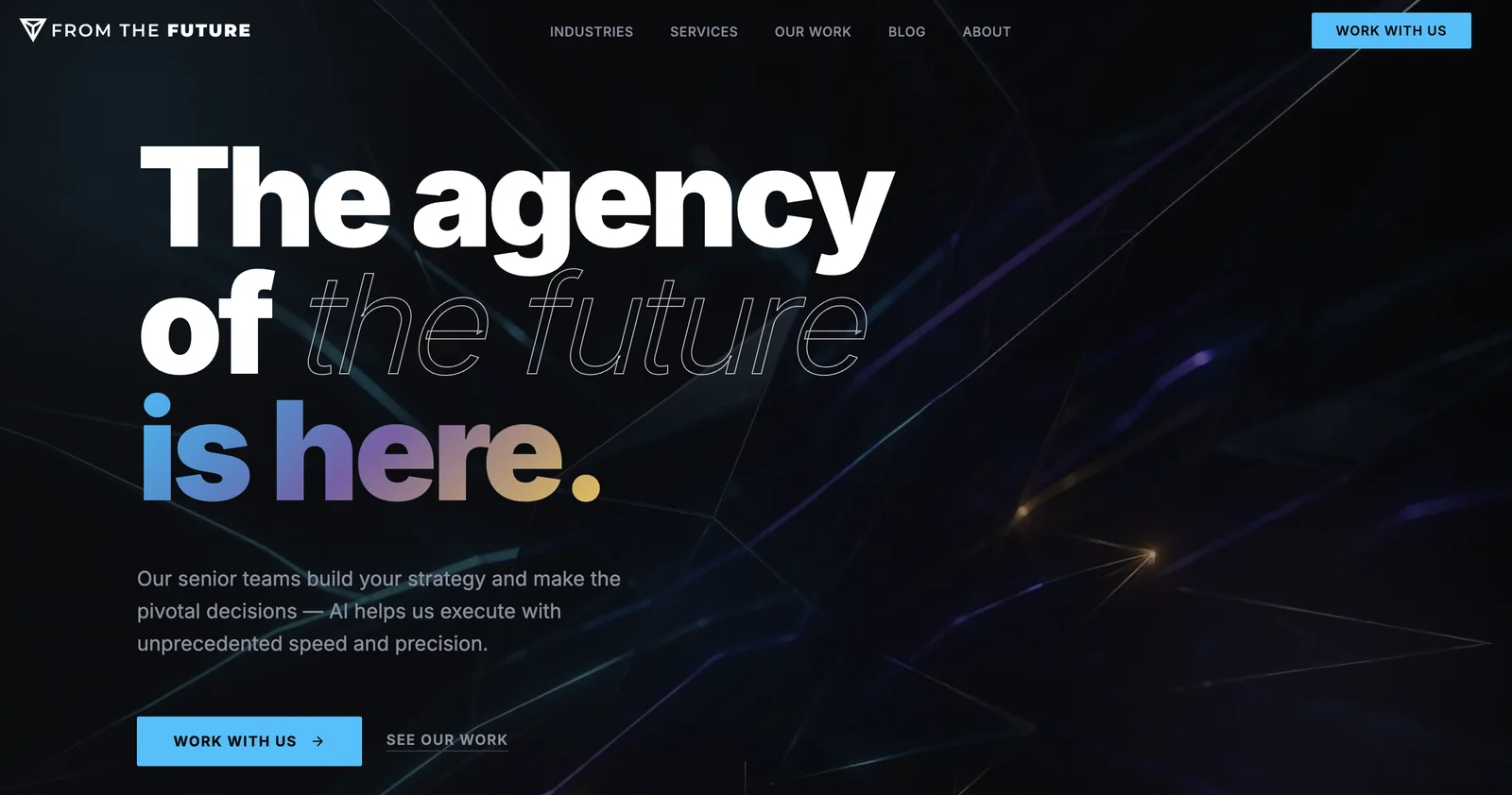 From the Future agency website