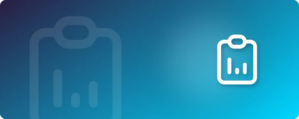 Reporting icon banner