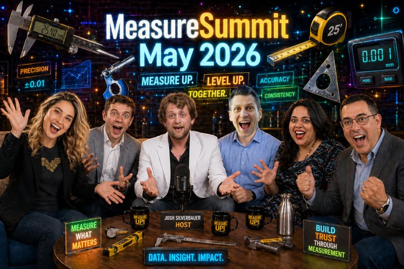 Josh Silverbauer hosting MeasureSummit May 2026 with the speaker lineup